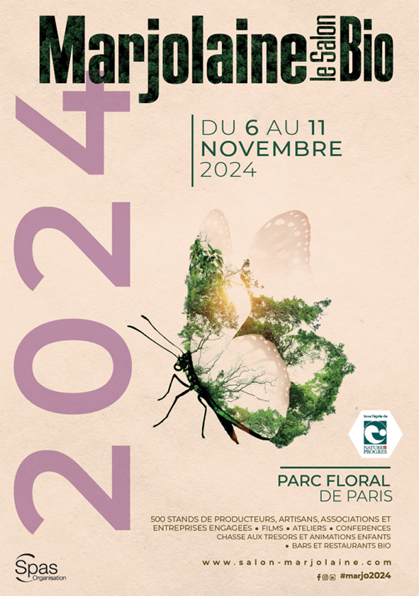 Salon Marjolaine du 6 au 11 Novembre 2024 Stand H12